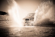 Toyota hilux - through mud sand water